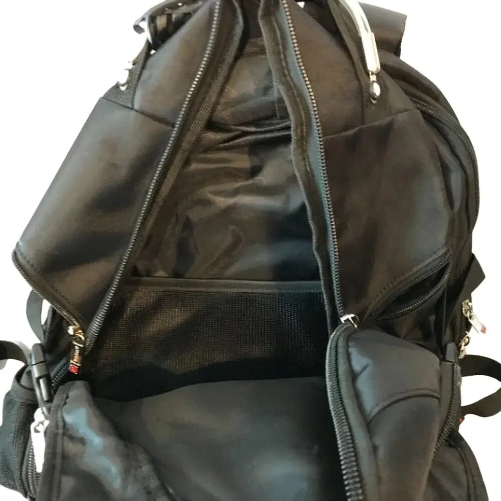 Generic Black Computer Backpack - Picture 3 of 4
